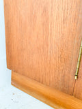 Mummenthaler & Meier Teak Magic Box Folding Desk Cabinet