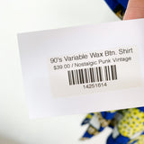 90's Variable Wax Btn. Shirt
