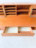 Mummenthaler & Meier Teak Magic Box Folding Desk Cabinet