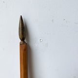 Mid Century Modern Sculpted Walnut Headboard - King Size