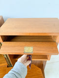 Mummenthaler & Meier Teak Magic Box Folding Desk Cabinet