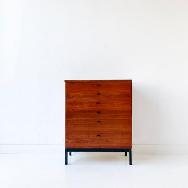 Mid Century Modern Highboy Dresser with Black Metal Pulls – Atomic  Furnishing & Design