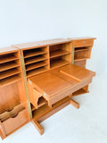 Mummenthaler & Meier Teak Magic Box Folding Desk Cabinet