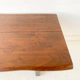 Modern Walnut Live Edge Dining Table