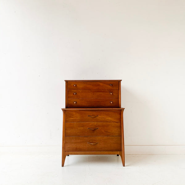 highboy dresser vintage Mid Century Modern Mahogany Drexel Highboy Dresser – Atomic Furnishing &  Design