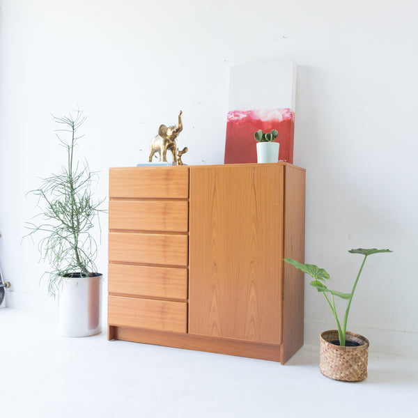 Danish Teak Dresser/Armoire by Scan Coll Danish Teak Dresser/Armoire by Scan Coll