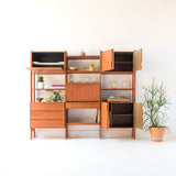 Mid Century Teak Wall Unit