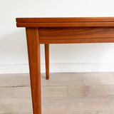 Danish Teak Expandable Dining Table