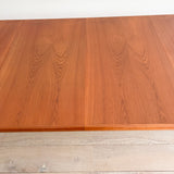 Danish Teak Dining Table w/ 2 Leaves