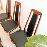 Set of 6 Teak Neil’s Koefoed Dining Chairs