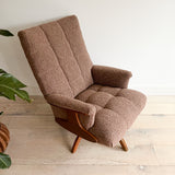 Mid Century Swivel Rocker - New Upholsery