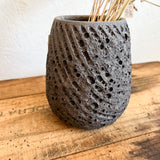 Medium Crater Stoneware Vase