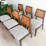 Set of 6 Hibriten Dining Chairs - New Upholstery