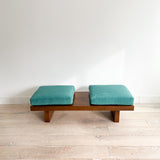 Mid Century Bench w/ Cushions by Hibriten