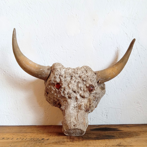 Small Folk Art Longhorn