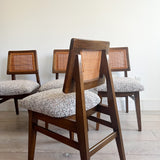 Set of 6 Hibriten Dining Chairs - New Upholstery