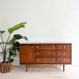 Mid Century Dixie Walnut Buffet