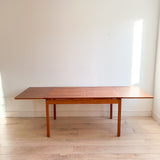 Danish Teak Expandable Dining Table