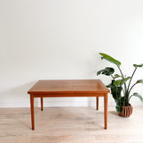 Danish Teak Expandable Dining Table