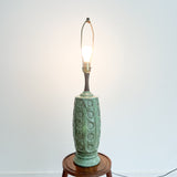 Mid Century Mint Green Lamp