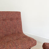 Pair of Milo Baughman Scoop Chairs