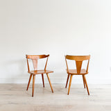 Pair of Paul McCobb T Back Chairs