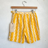 Yellow Knot Shorts