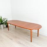 Danish Teak Dining Table w/ 2 Leaves