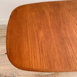 Danish Teak Dining Table w/ 2 Leaves