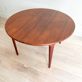 Johannes Andersen Teak Dining Table w/ 2 Leaves