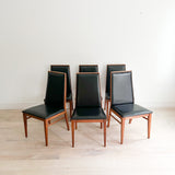 Set of 6 Walnut Dillingham Dining Chairs