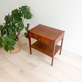 Mid Century Walnut Nightstand