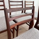 Set of 5 Rosewood Dining Chairs