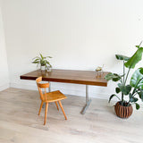 Mid Century Stendig Desk w/ Chrome Base