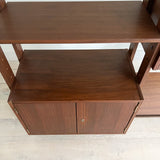 Mid Century Walnut Wall Unit