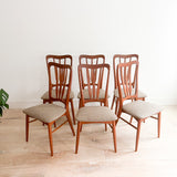 Set of 6 Ingrid Chairs by Niels Koefoed