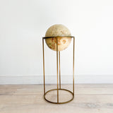 Vintage Globe on Brass Base