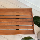 Mid Century Modern Slat Bench