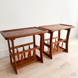 Pair of Vintage Teak End Tables