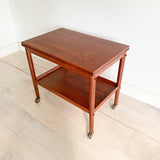 Teak Swivel Top Bar Cart by Grete Jalk