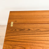 Danish Teak Flip Top Desk