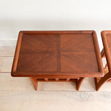 Pair of Vintage Teak End Tables