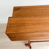 Danish Teak Flip Top Desk