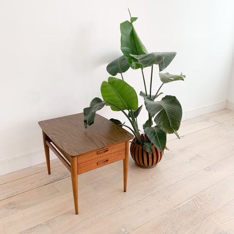 Mid Century Lane End Table w/ Formica Top