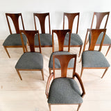 Set of 8 Broyhill Brasilia Dining Chairs