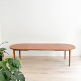 Danish Teak Dining Table w/ 2 Leaves