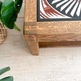 Vintage Southwestern Coffee Table w/ Coasters