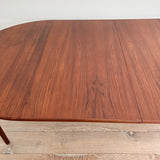 Johannes Andersen Teak Dining Table w/ 2 Leaves