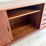 Solid Teak Credenza by Johannes Aasbjerg