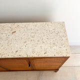 Lane Rhythm Travertine Top Buffet